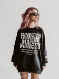 Support Women Owned 2.0 Graphic Sweatshirt - Black
