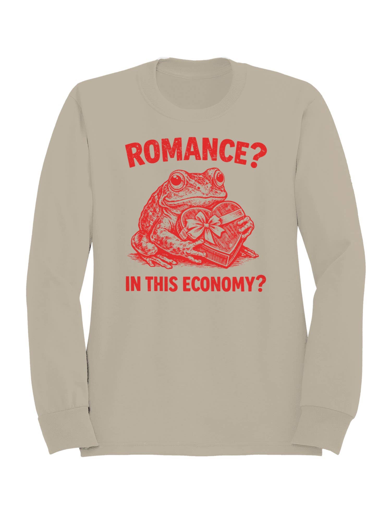 Economic Romance Frog Design Women's Sweatshirt
