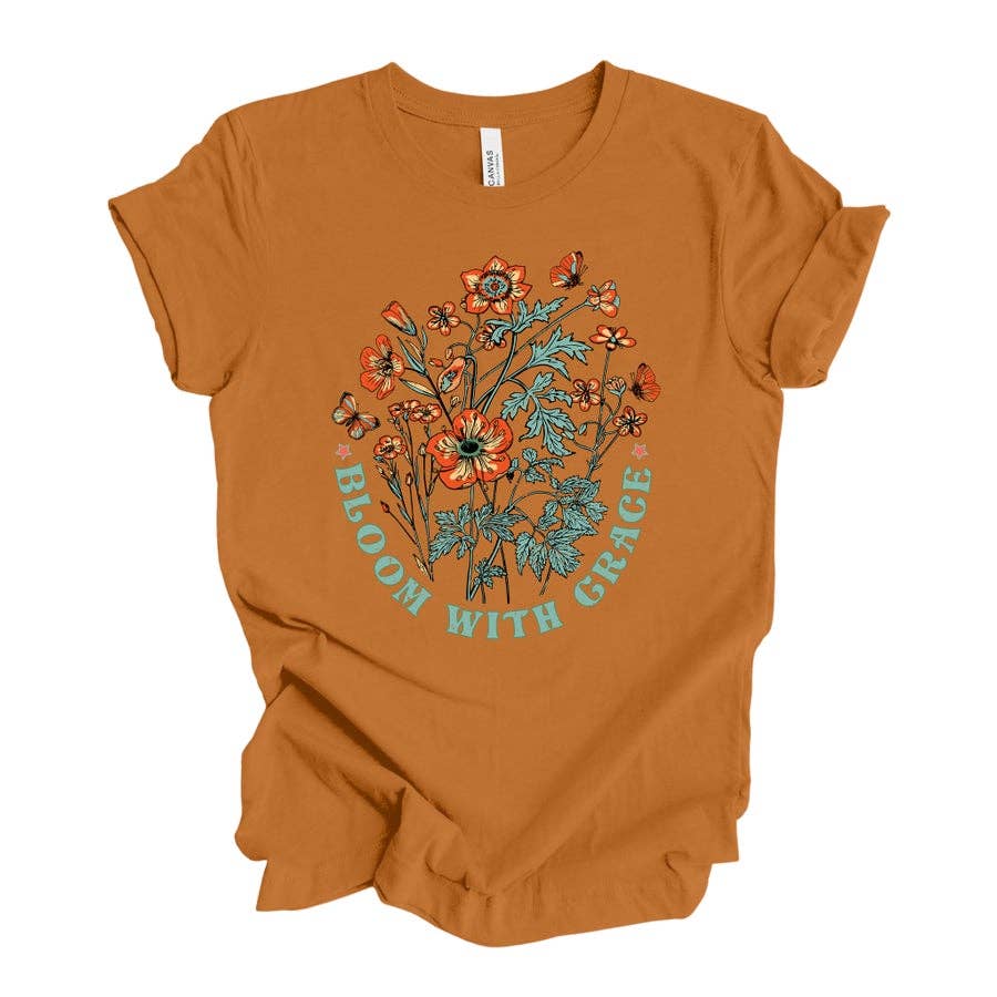 Bloom with Grace Tee