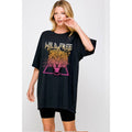 Wild Free  Vintage Graphic Oversized Tee