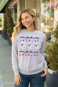 Ribbon Goose Heather Mineral Graphic Sweatshirt
