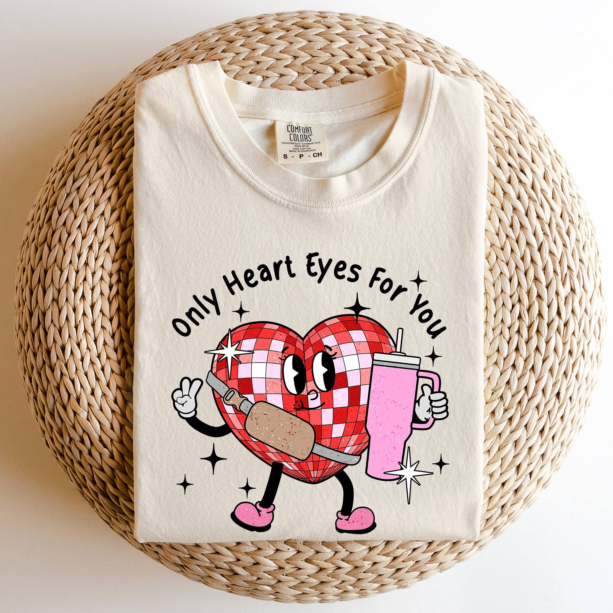 Comfort Colors Valentine's Day Tshirt - Only Heart For You