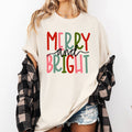 Merry and Bright, Colorful Christmas, Winter, Xmas Tshirt