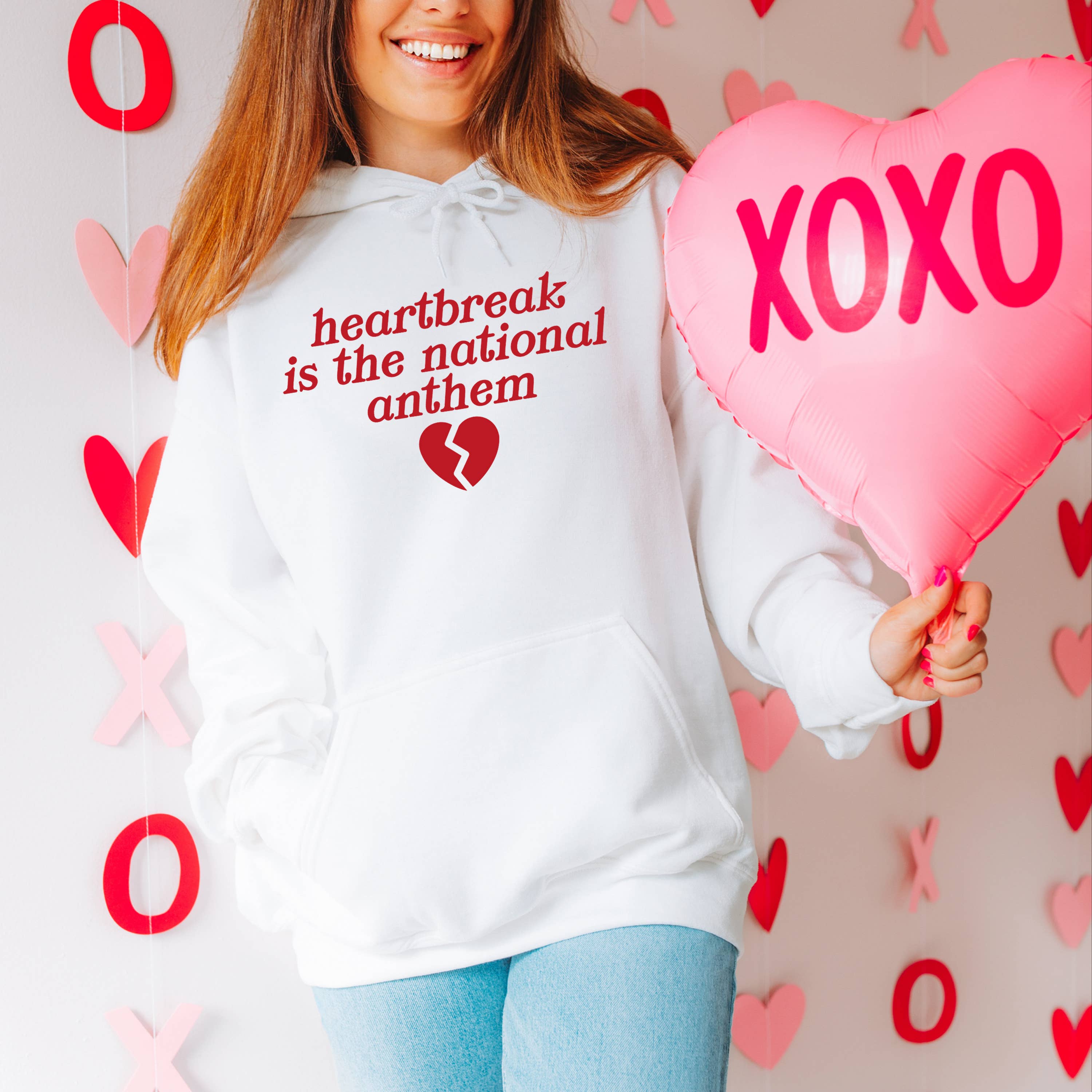Valentines Day Sweatshirt, Hooded Sweatshirt, Hoodie, Love