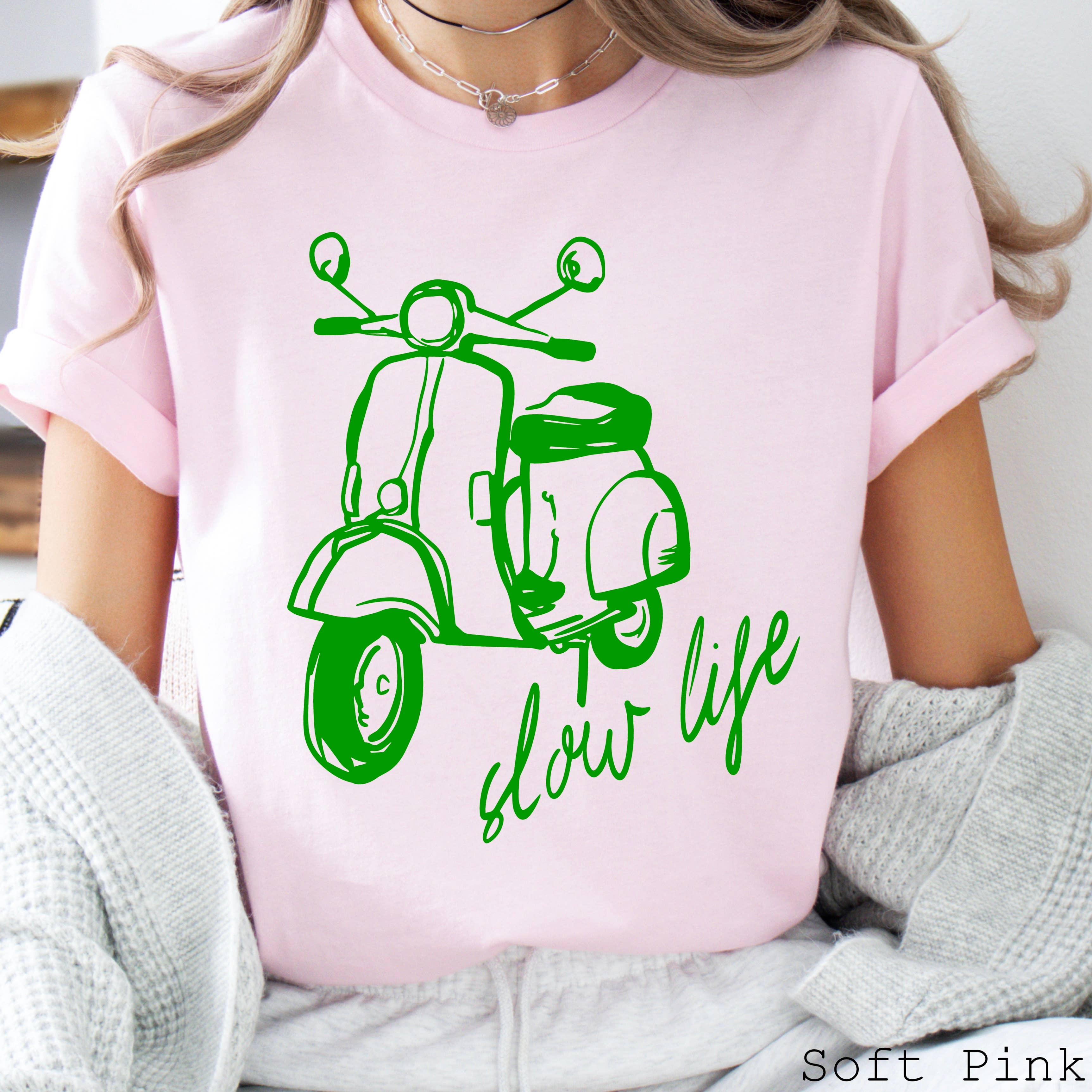 Slow Life Coastal Women’S Graphic Tee Bella Canvas
