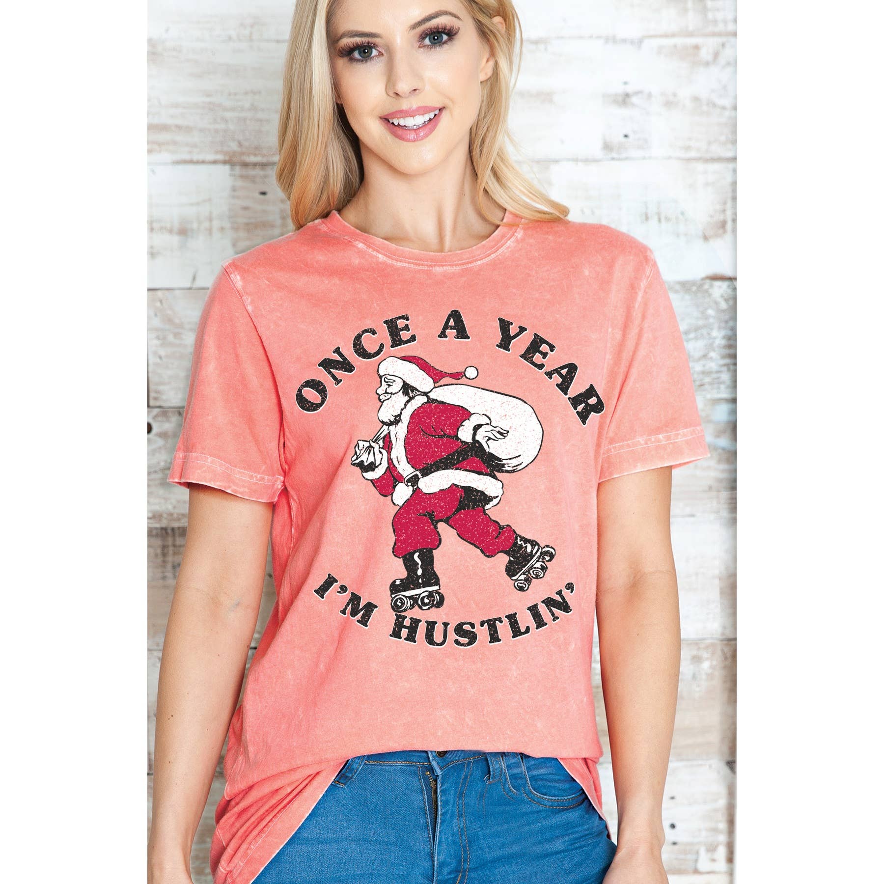 Santa I Am Hustlin - Mineral Wash