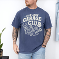 Fathers Day: Old Iron Garage On Midnight Comfort Colors