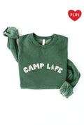 Camp Life   Plus Graphic Sweatshirt