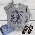 Funny Size Matters Coffee Sweatshirt