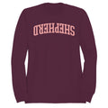 Shepherd Arched Pink Bold Text Women's Sweatshirt