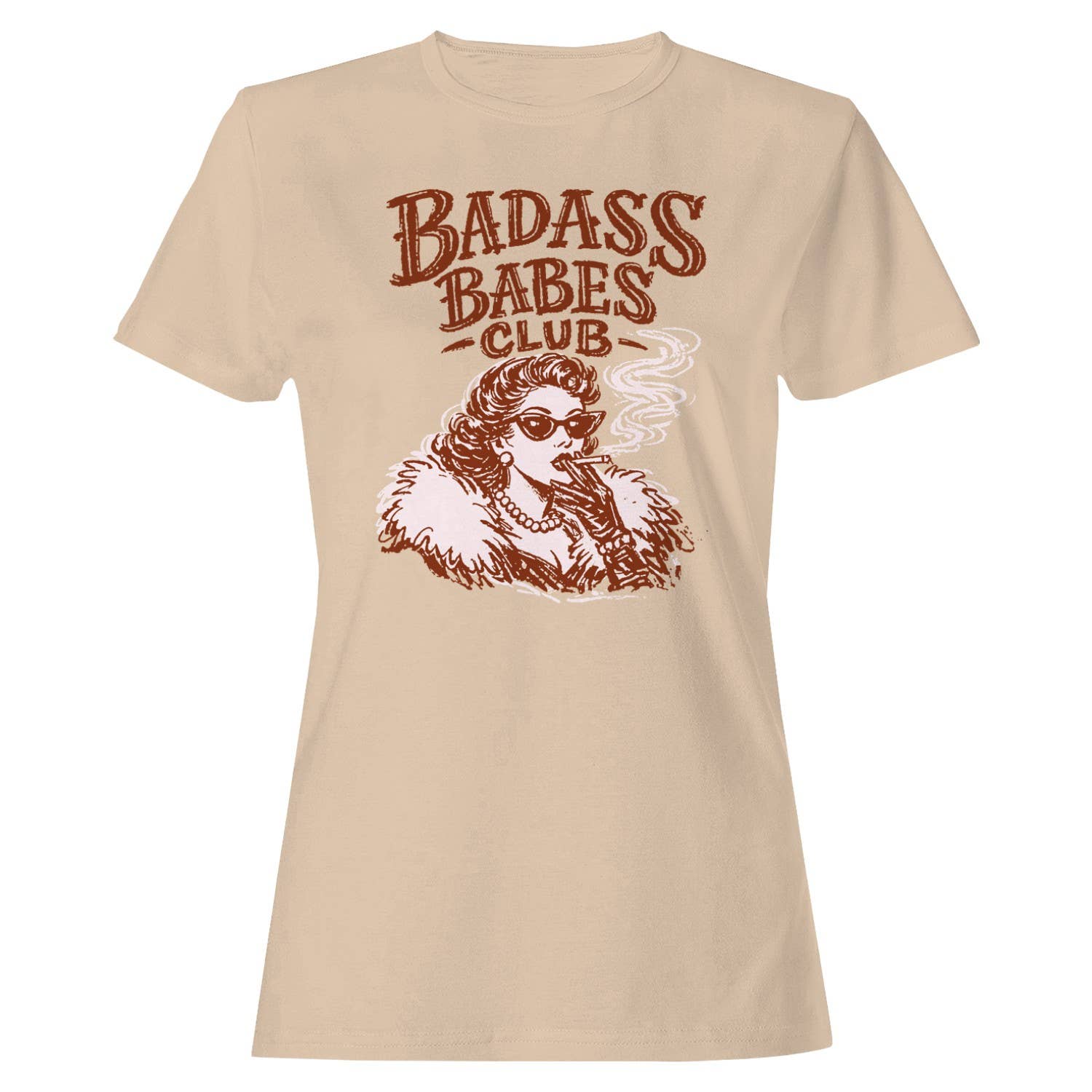 Badass Babes Club Retro Art Women's T-Shirt