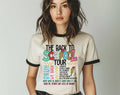 The Back To School Tour - Funny Teacher Ringer Shirt