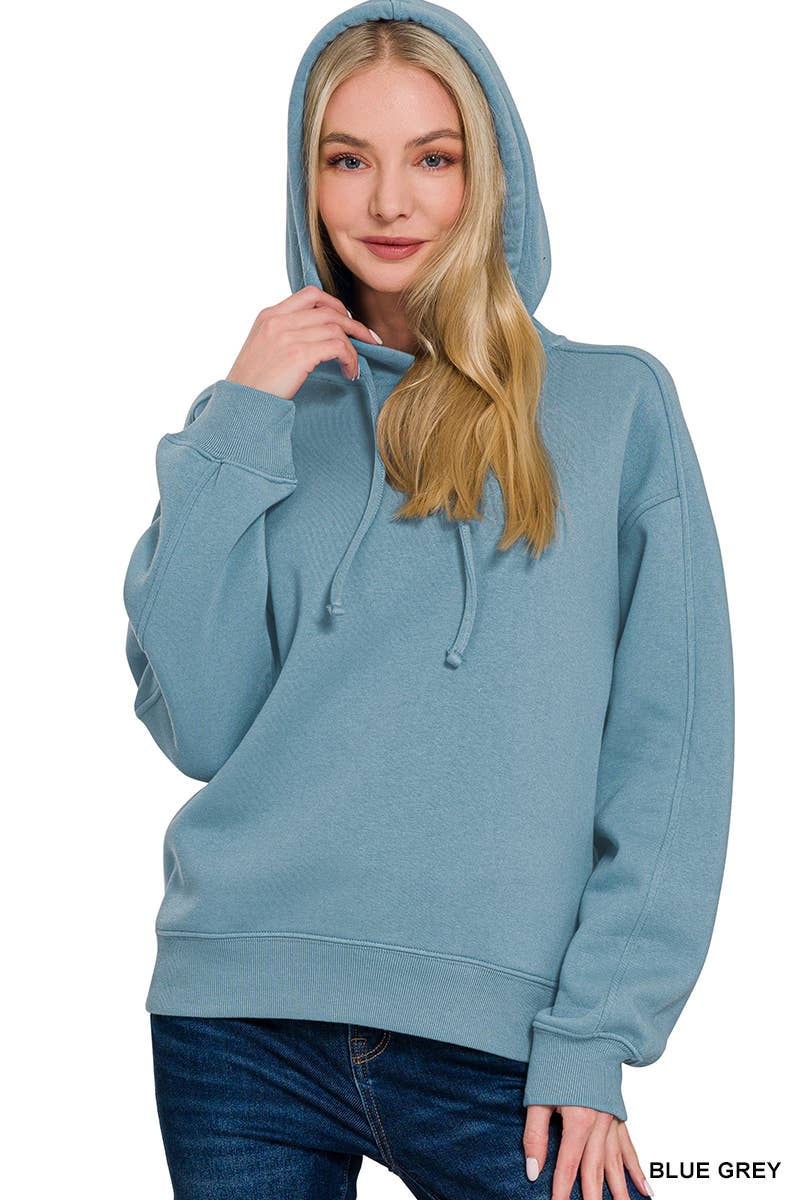 0805 Fleece Kangaroo Pocket Hoodie Sweatshirts SI-27191
