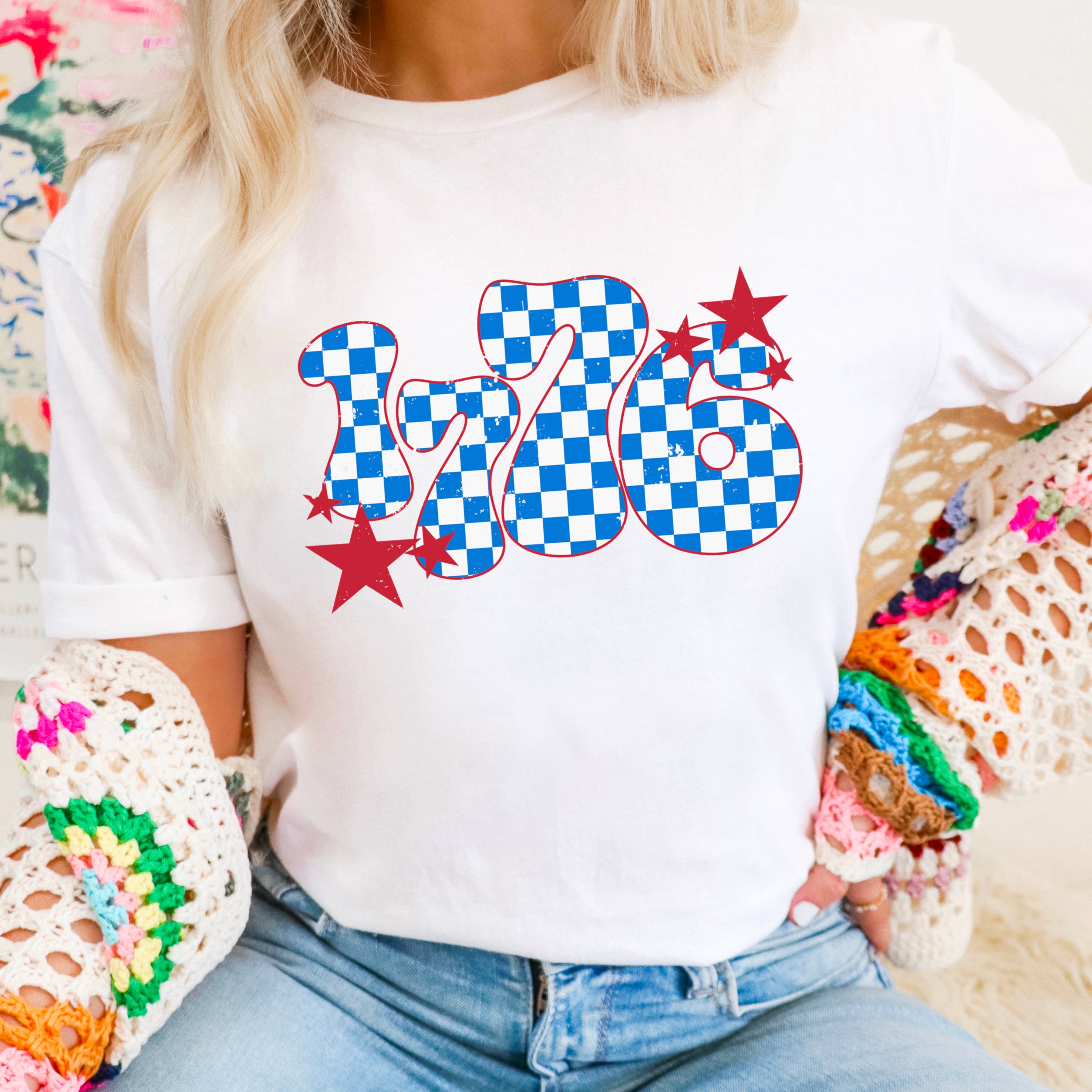 USA Graphic Shirt | July 4th Graphic Tee | Gildan