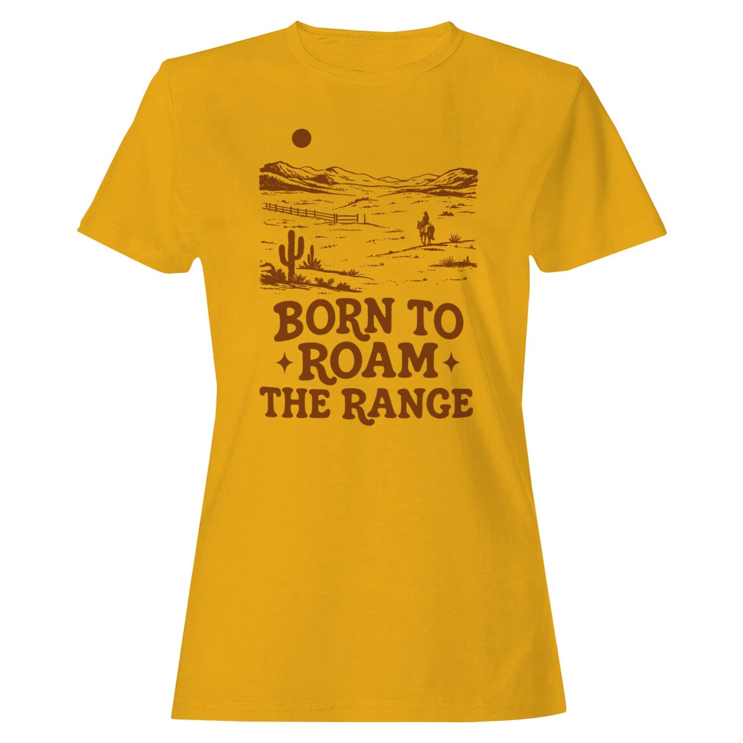 Born Western Women's T-Shirt Gold