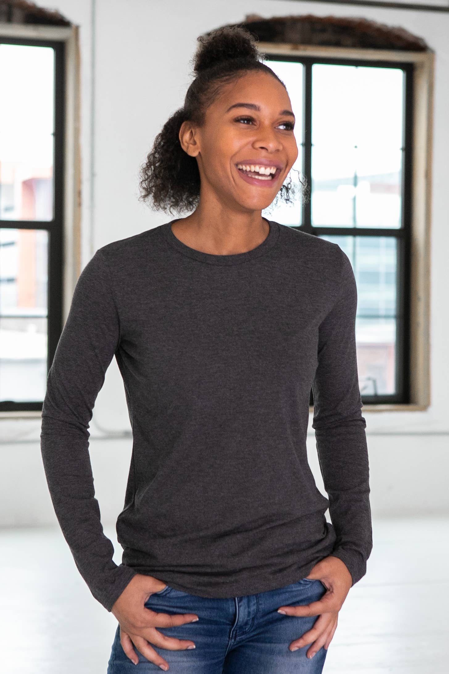 Ladies Triblend Long Sleeve Tee