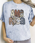 America, Patriotic, Lightening Bolt, Patterns, Patch, Tshirt