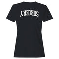Sorcery Arched Bold White Text Women's T-Shirt