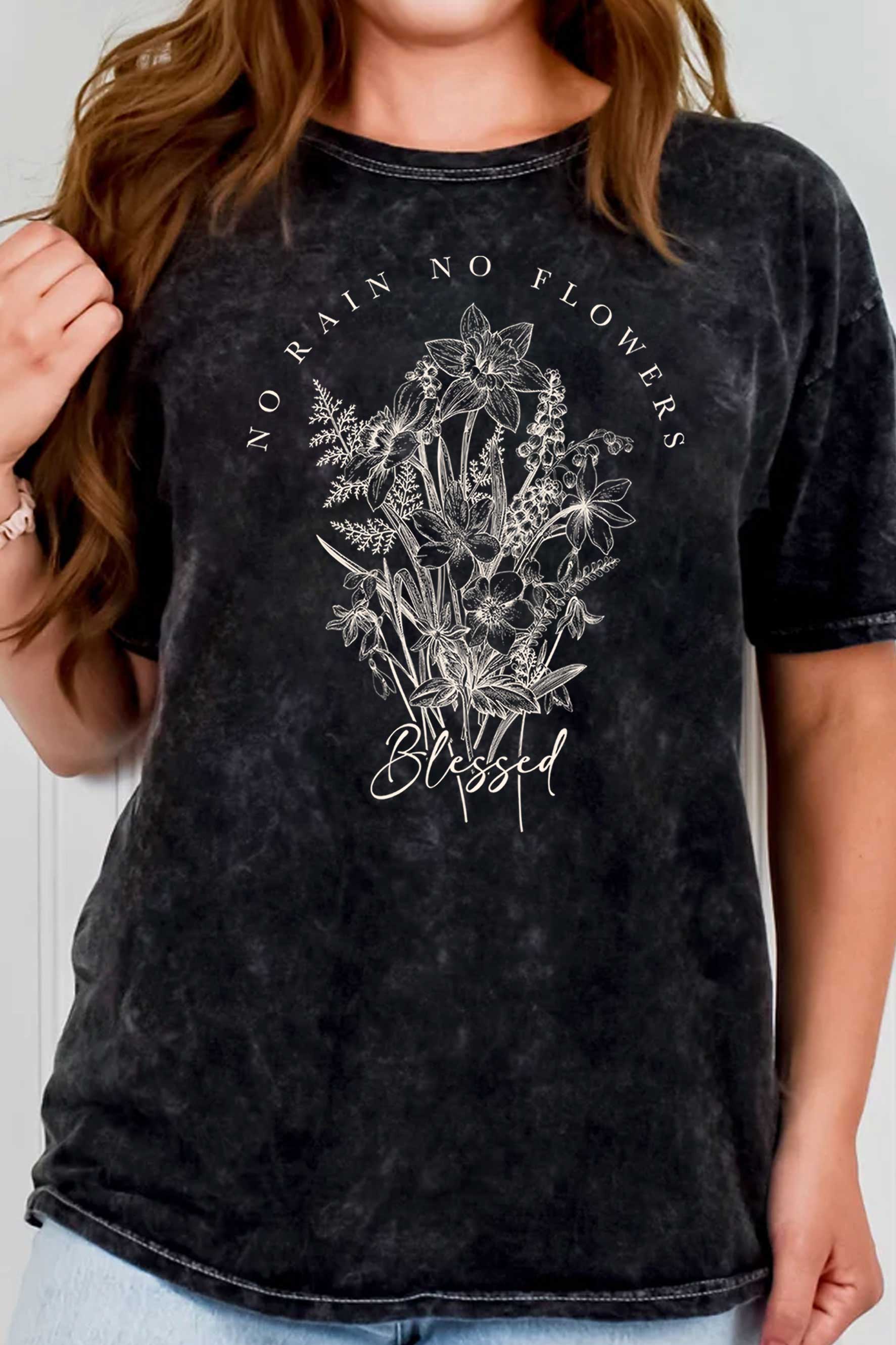 No Rain No Flowers Mineral Graphic Tshirts