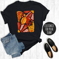 Custom Floral Game Day Graphic Tee