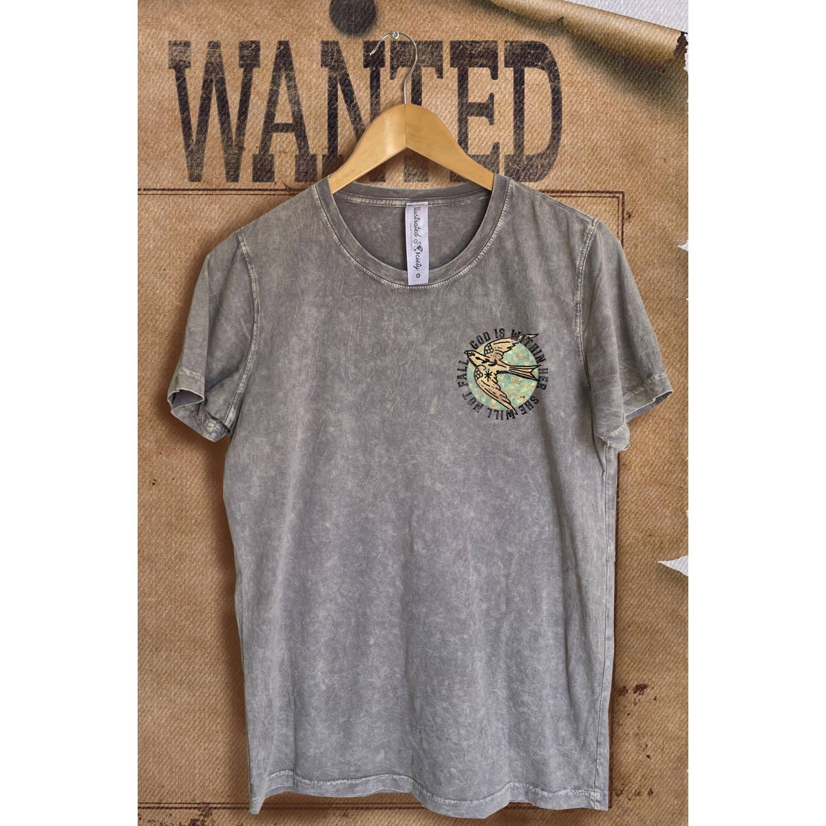 Christian Vintage  Mineral Wash  Graphic  Tee