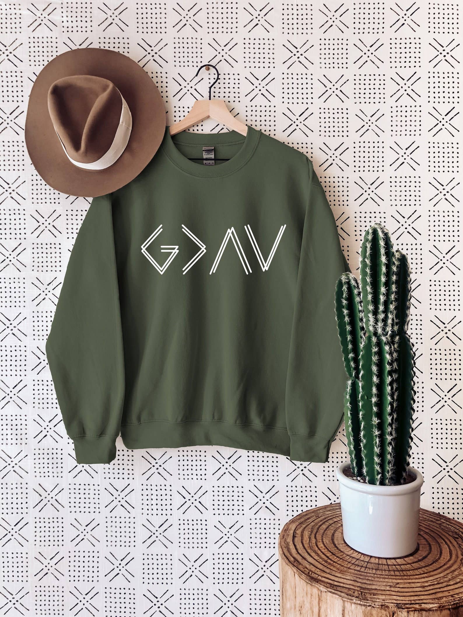 God Is Greater Than Ups and Downs Sweatshirt