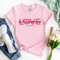 Love Never Gives Up Graphic Tee Shirt