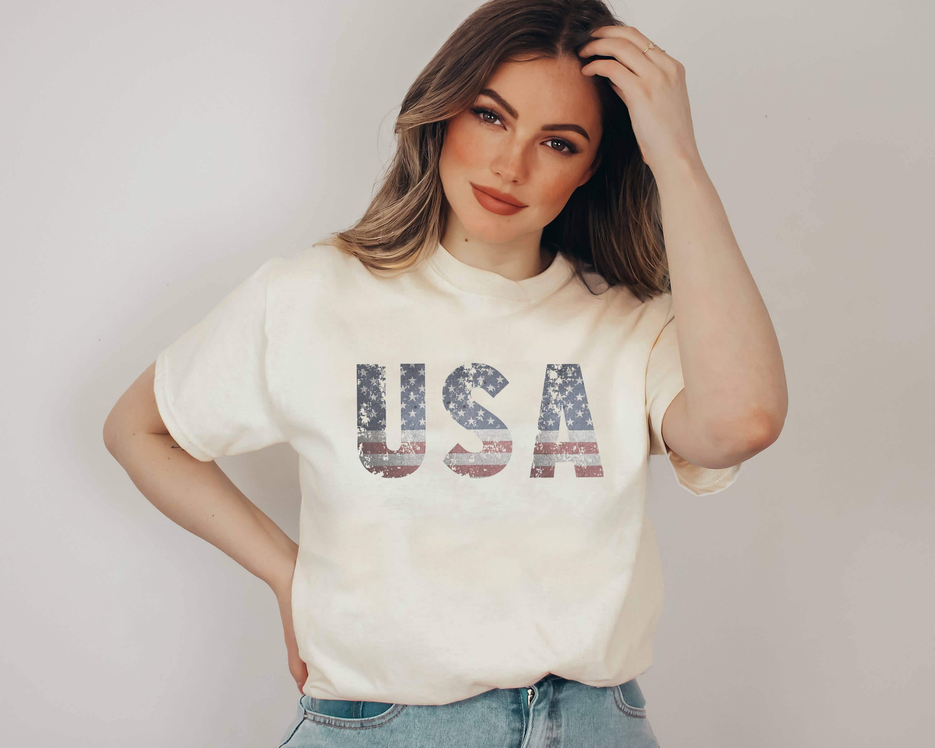 USA American Flag Tee | Patriotic T Shirt
