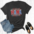 July 4th Leopard Mama Graphic Tee