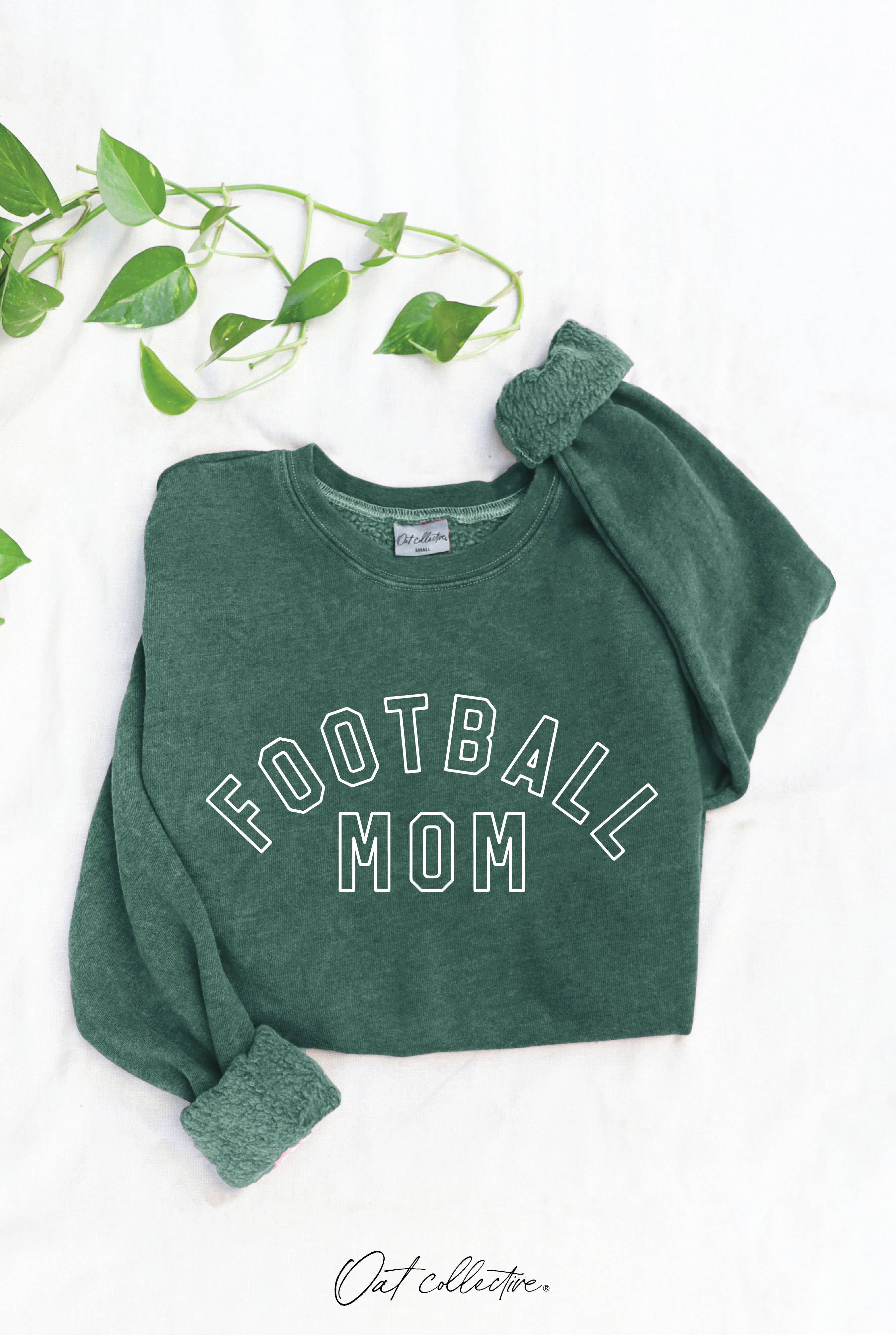 Football Mom Mineral Graphic Sweatshirt