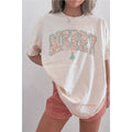 Merry Christmas Vintage Graphic Oversized Tee