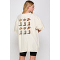 Lets Go Girls Graphic  Oversized Tee