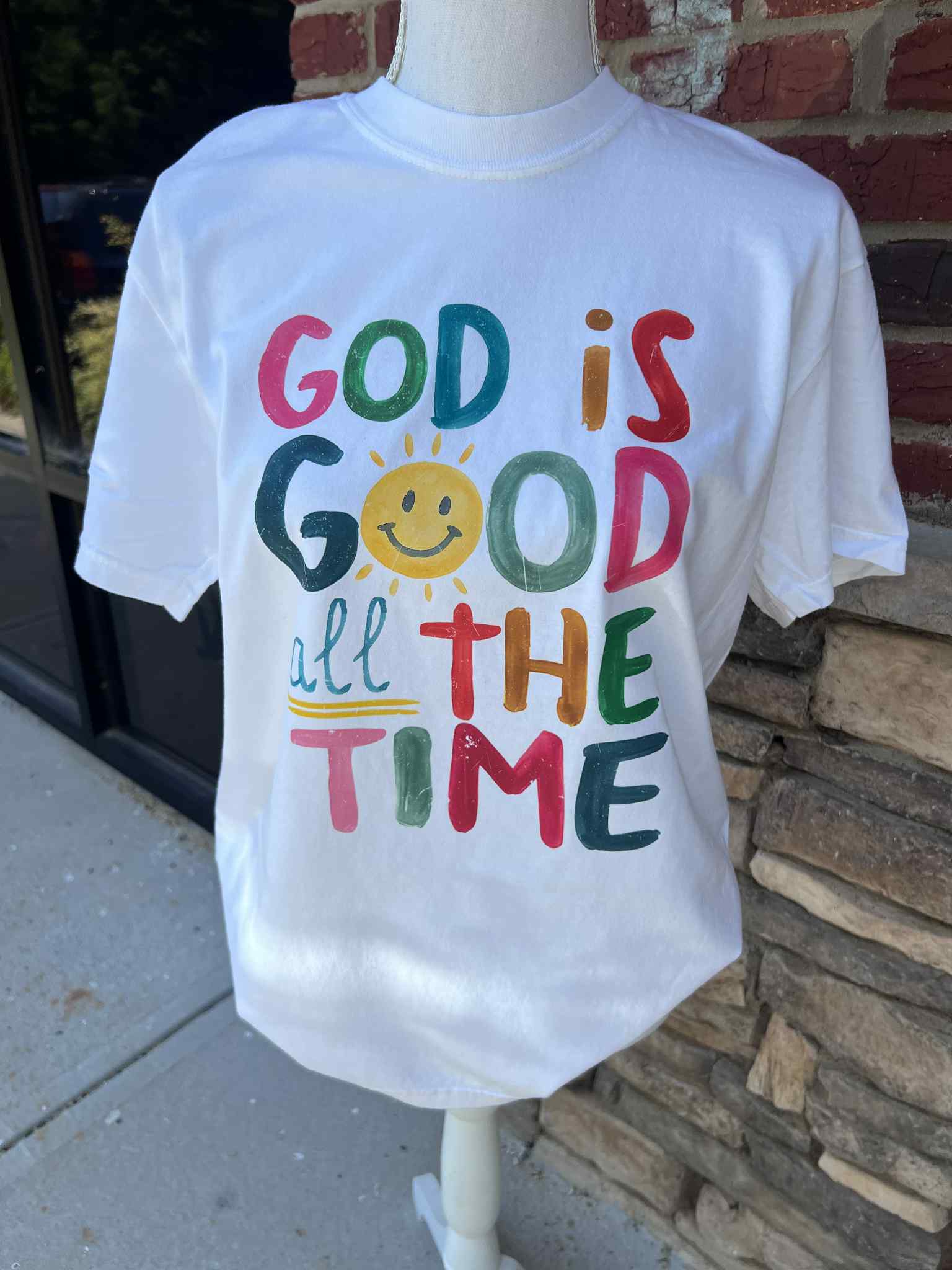 God Is Good On Comfort Colors White