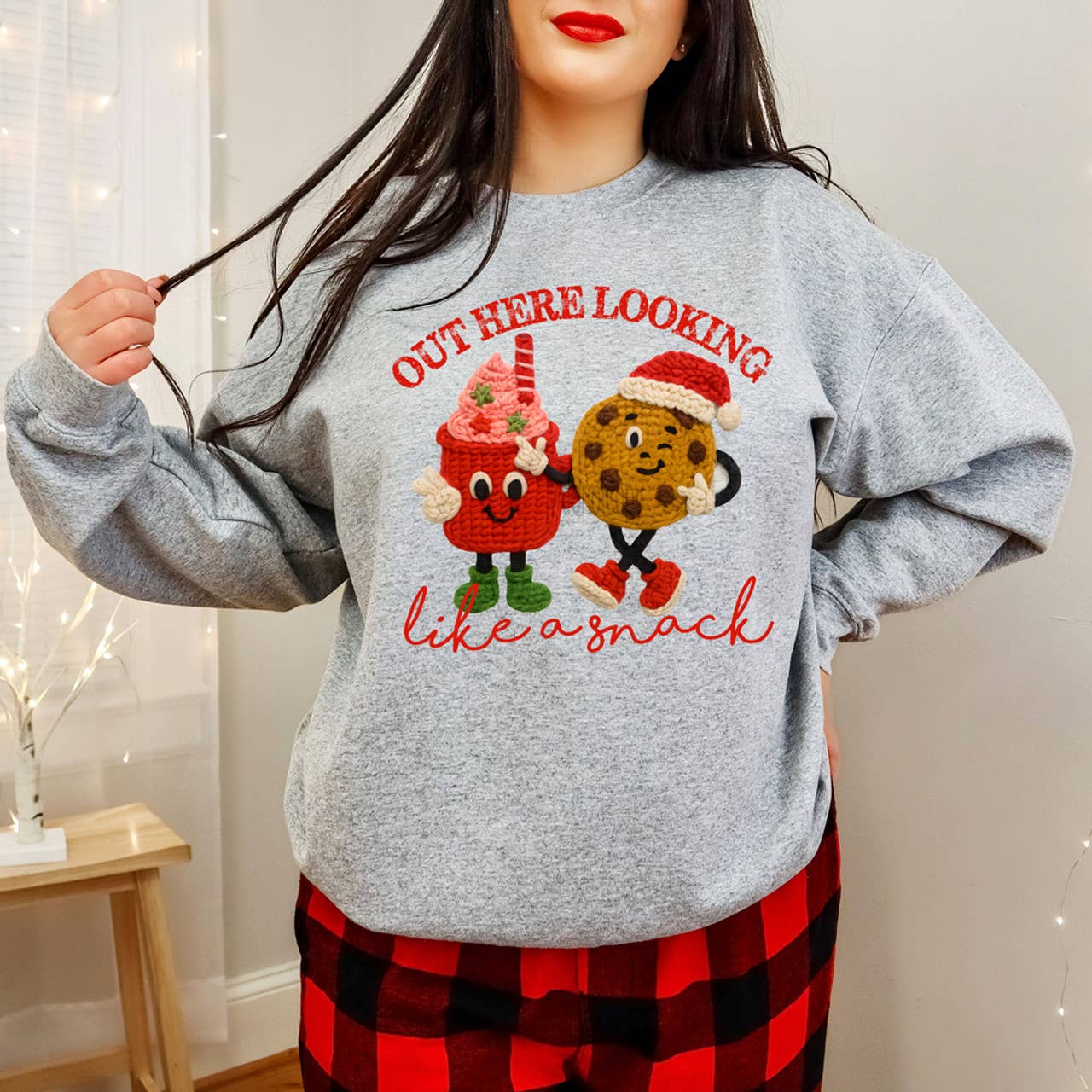 Faux Yarn Out Here Looking Like A Snack Sweatshirt