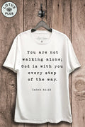 God Is with You Graphic Top