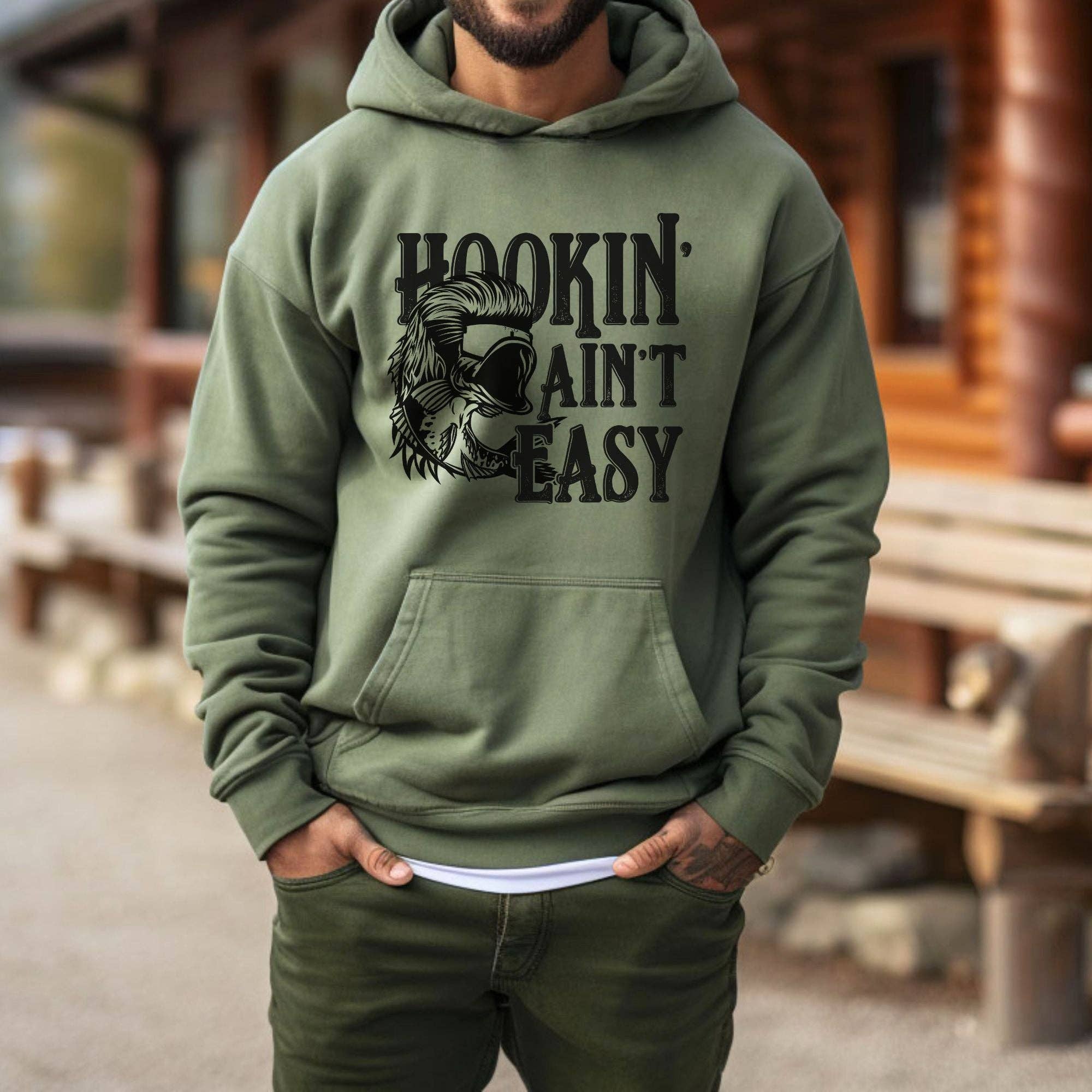 Hookin' Ain't Easy Crewneck Sweatshirt Hoodie