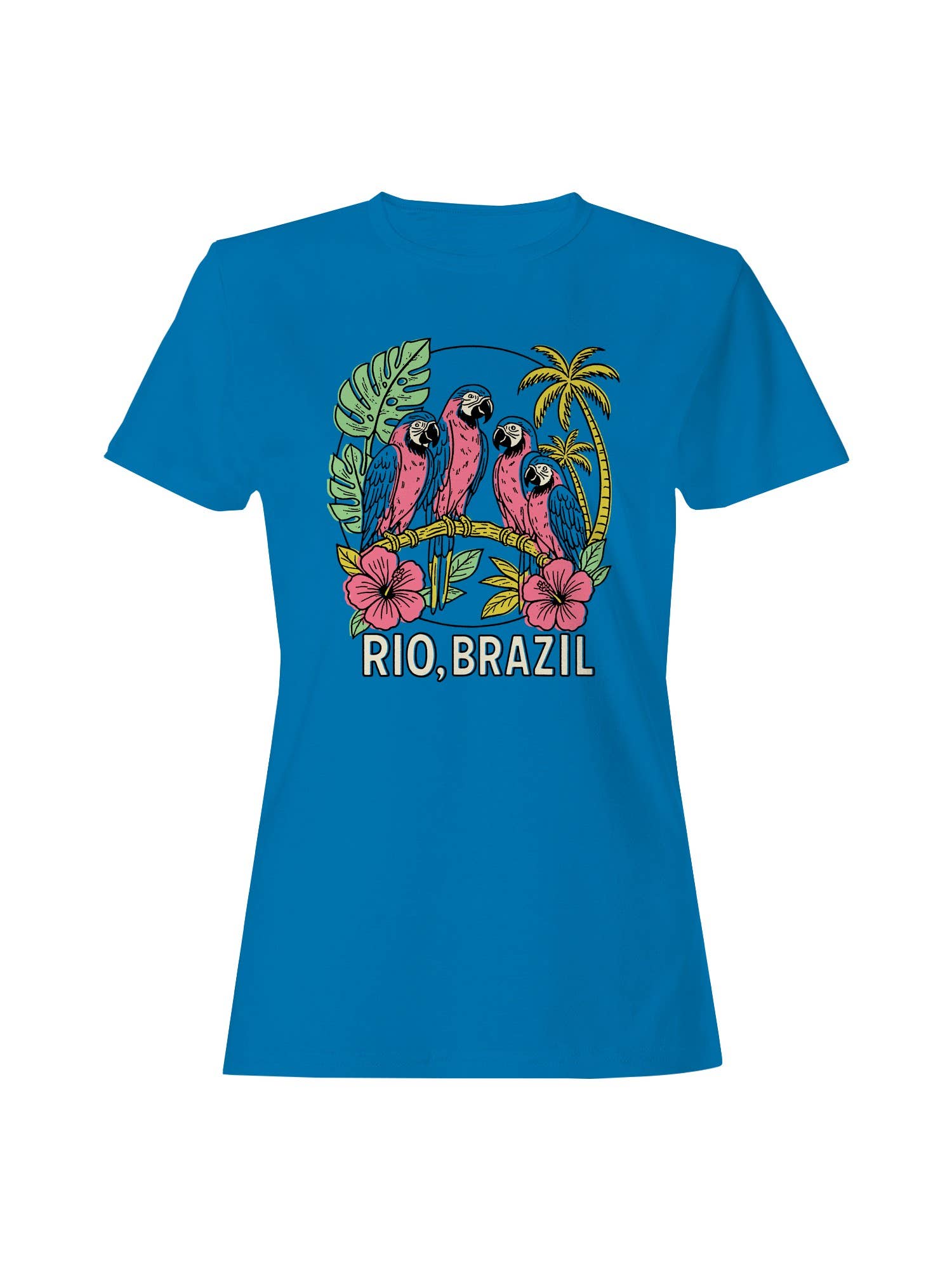 Tropical Parrots of Rio, Brazil Women's T-Shirt