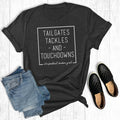 Tailgates and Touchdowns Football Charcoal