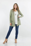.Plus Slouchy Pocket Open Cardigan