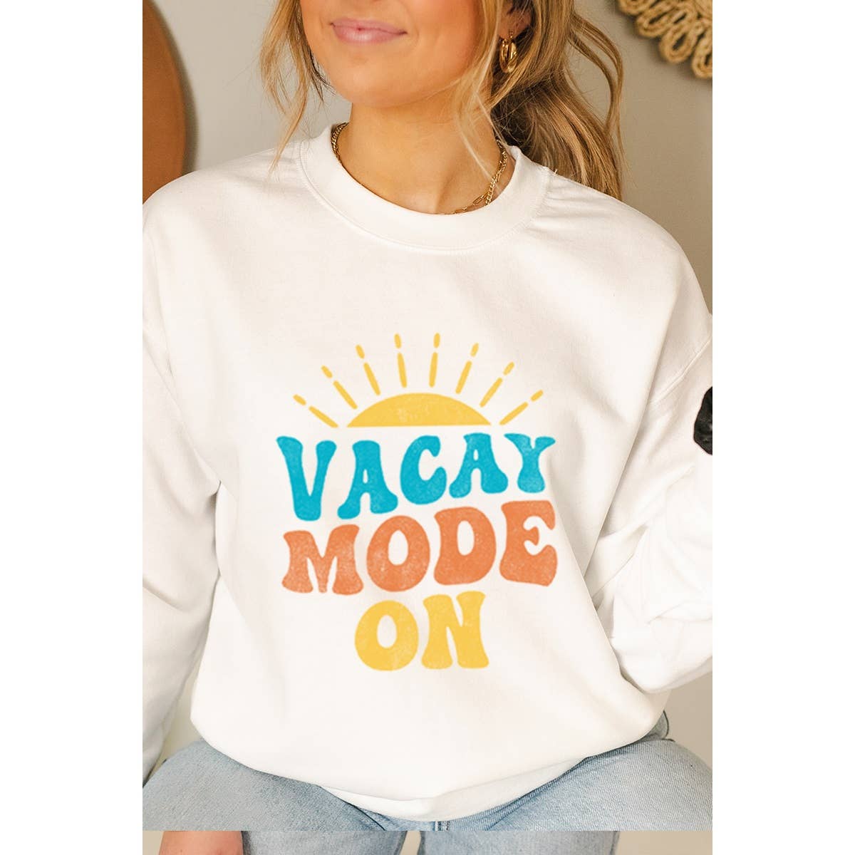 Vacay Mode On Vintage Graphic Sweatshirts