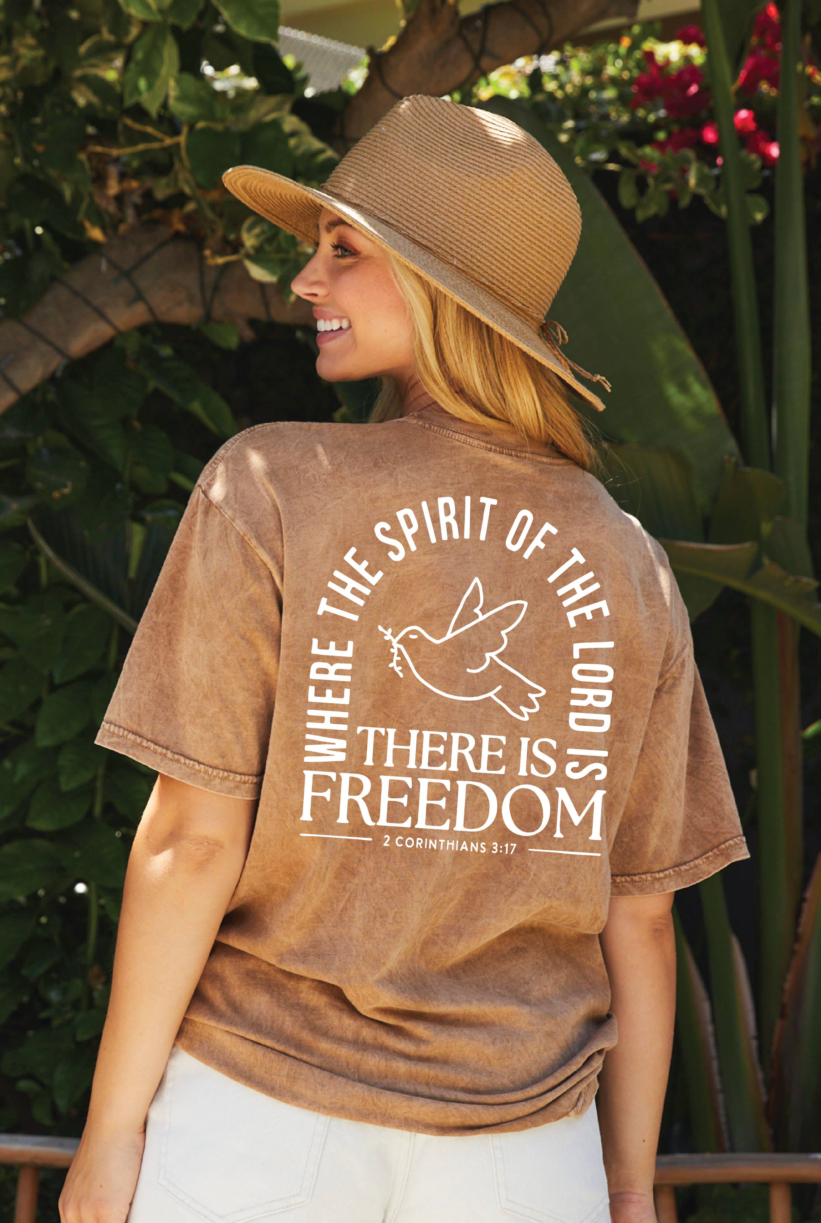 Where the Spirit of the Lord Is Mineral Graphic Top