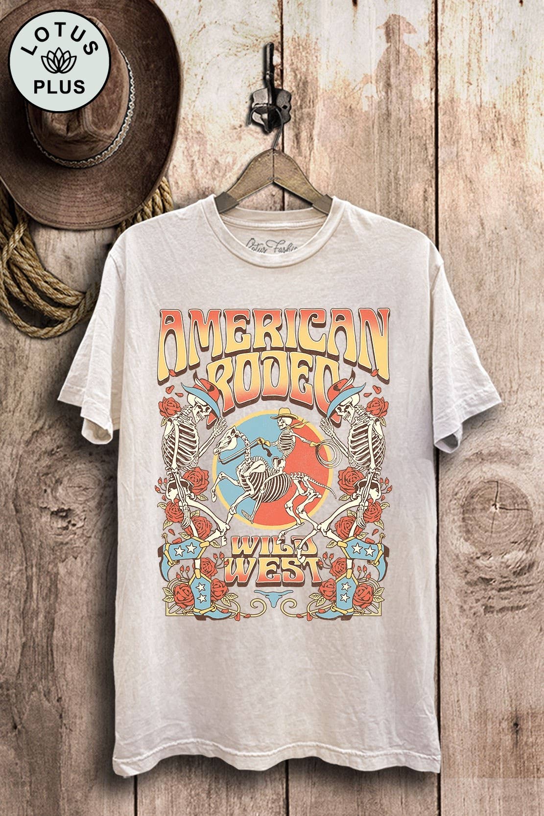 American Rodeo Wild West Graphic Top