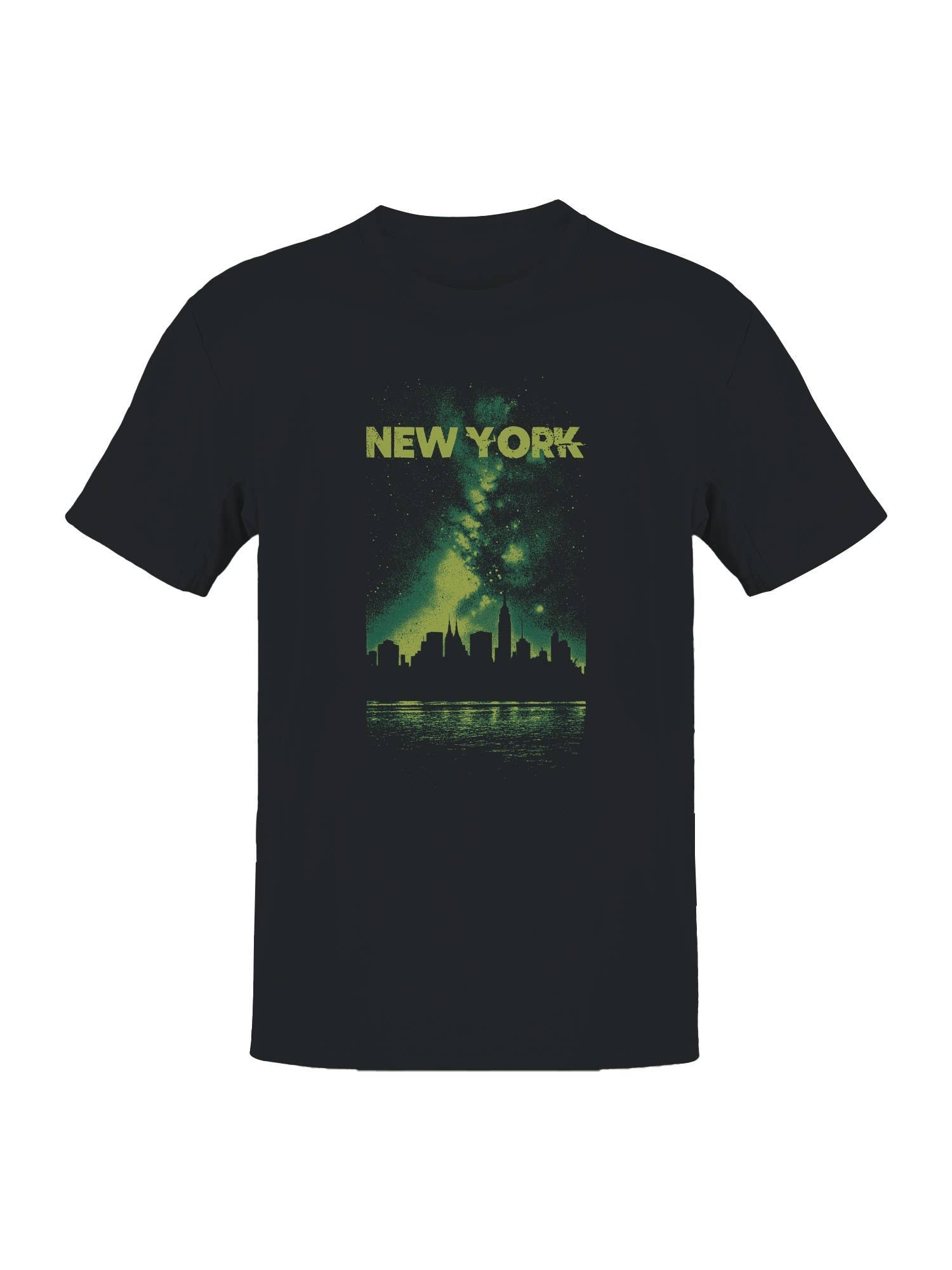 New York Skyline Nightscape Men's T-Shirt