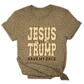 Jesus and Trump Have My Back Tee - 2380
