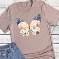 Spring Floral Butterfly Graphic Tee