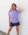 Kansas State University Wildcats Beverly Violet Cc Tee