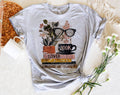 Book Lover Collage Glasses - Cute Book Reading T-Shirt