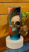 Skull & Swamp Tumbler 20 oz Stainless Steel W/Straw