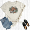 Western Boho Cowboy Skull Graphic Tee