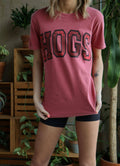 Arkansas Razorbacks Tartan Cardinal Comfort Colors Tee
